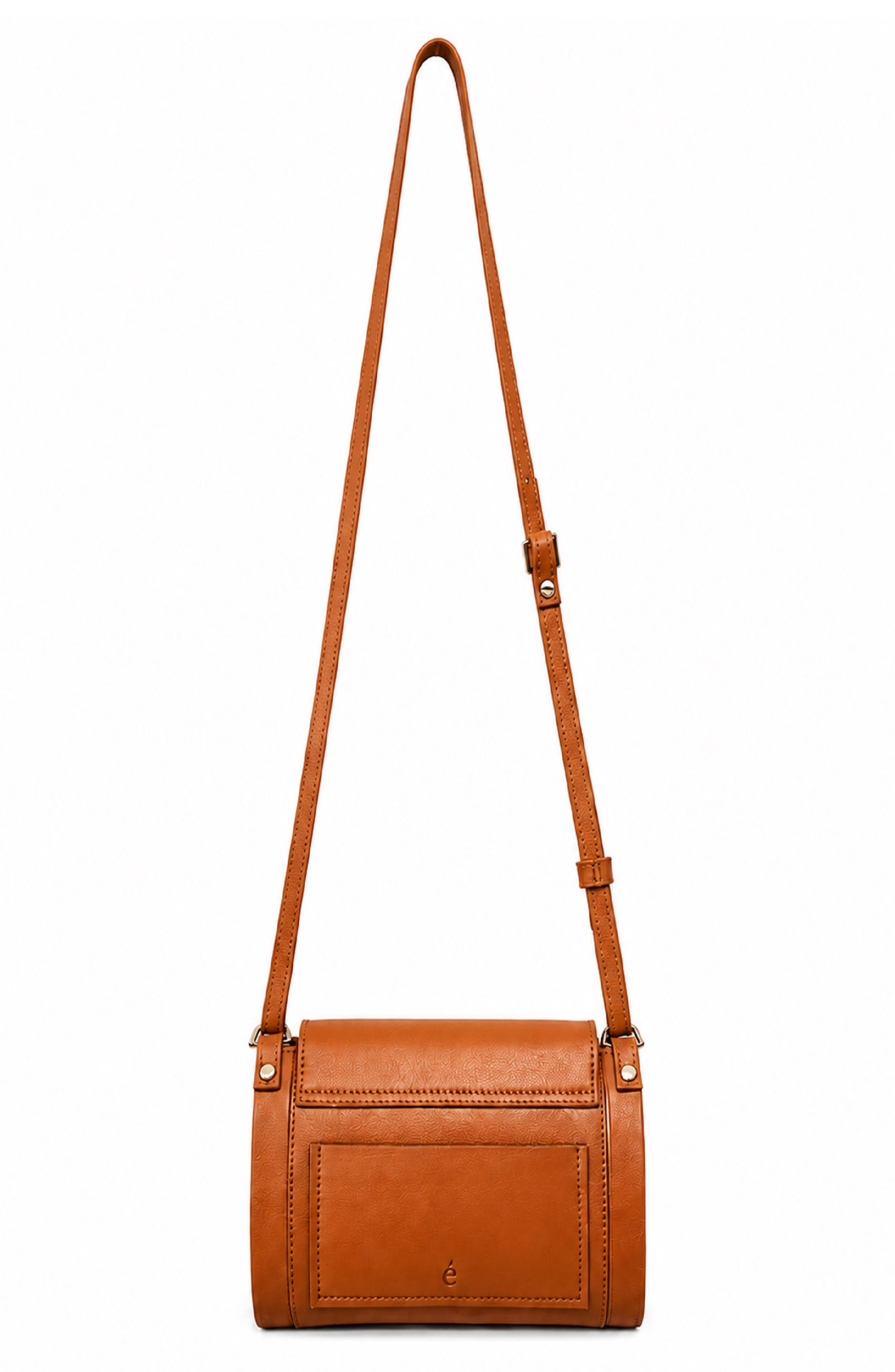 Nora Leather Crossbody Bag, Alternate, color, CARAMEL