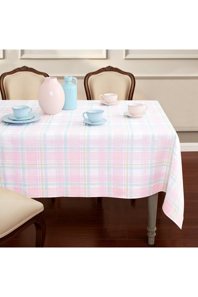 Linen Tablecloth - Palm Beach Plaid, Main, color, Palm Beach Plaid
