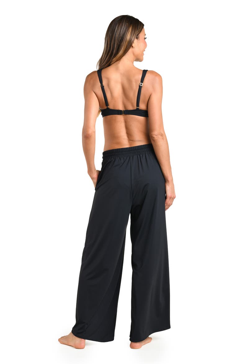 Island Goddess Cover-Up Pants, Alternate, color, BLACK