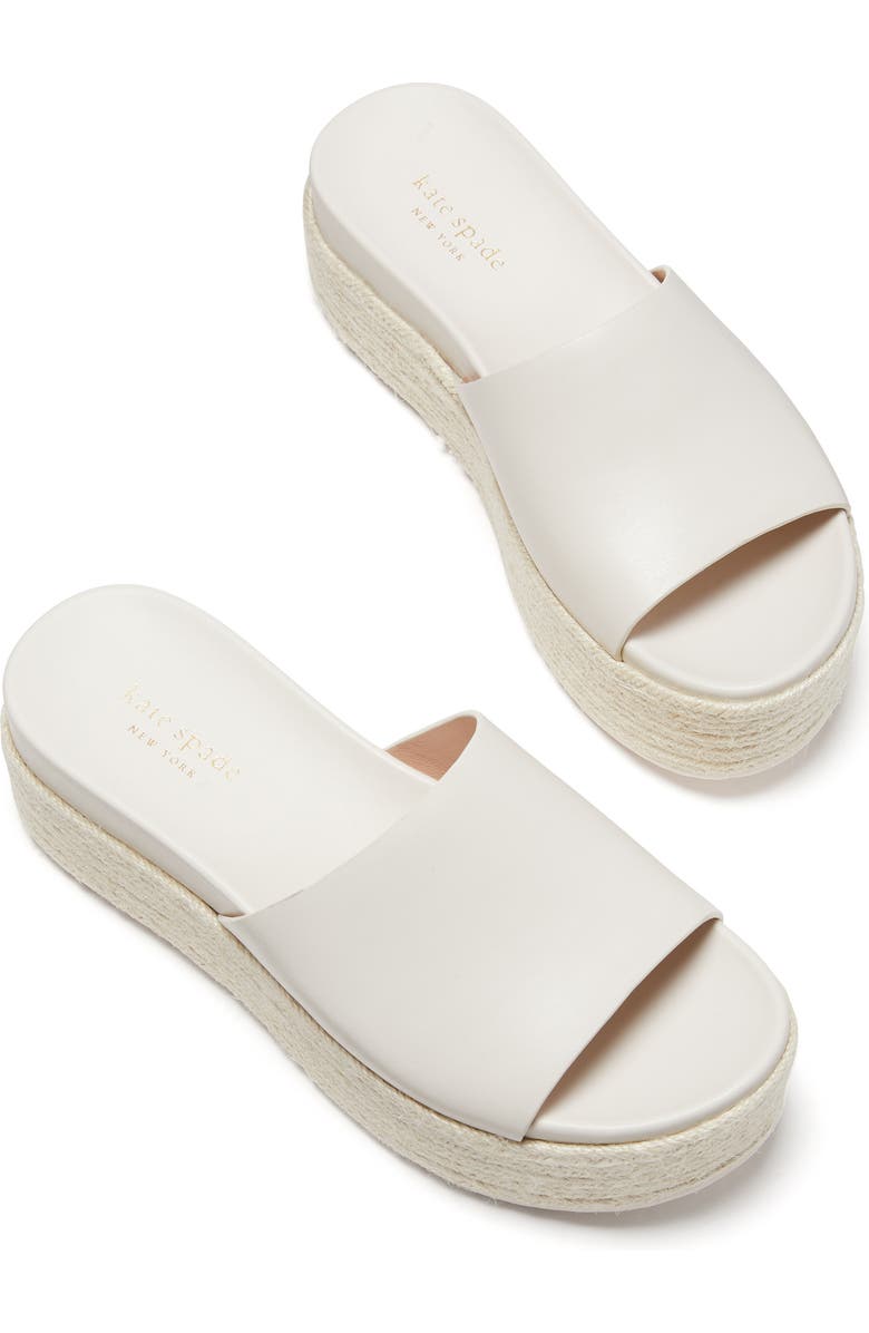 Kate Spade New York zia platform espadrille slide sandal, Alternate, color,