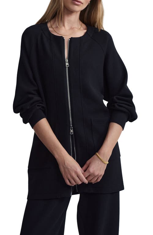 Varley August Oversized Longline Jacket In Black