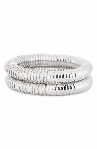 NORDSTROM RACK Set of 2 Disc Stretch Bracelets