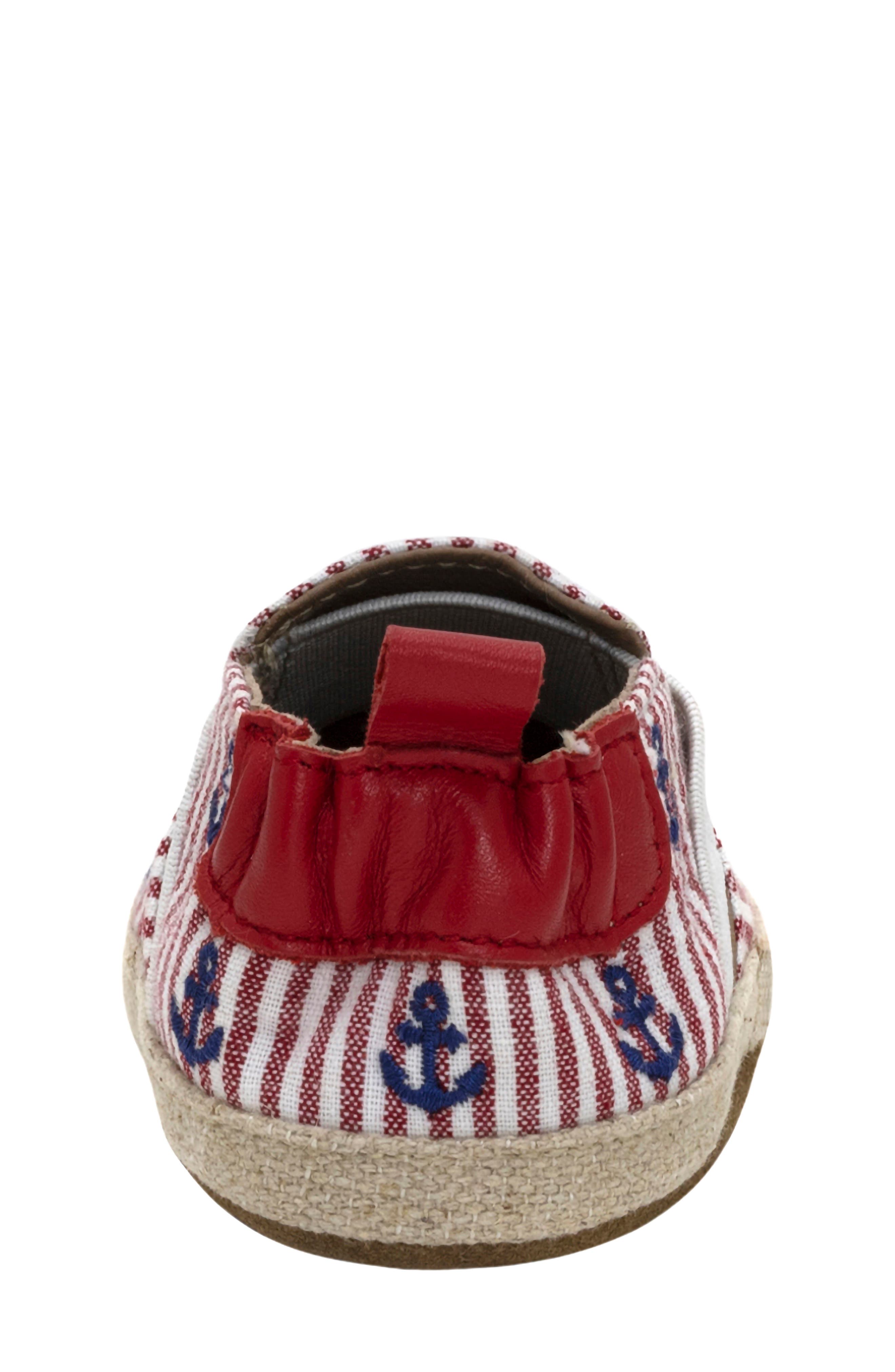 Robeez<sup>®</sup> Cove Crib Shoe, Alternate, color, Red