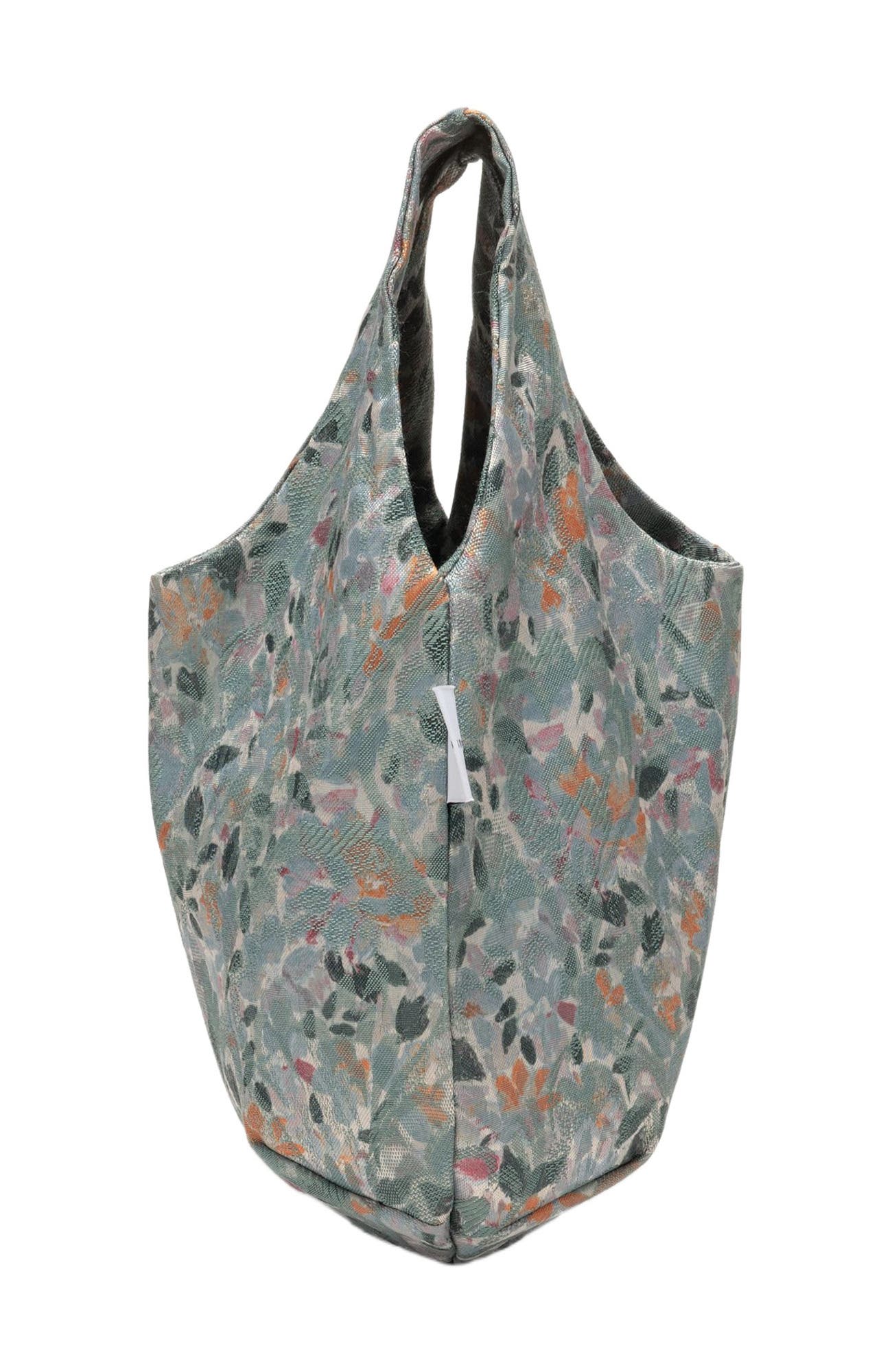 Egg Tote - Vintage Jacquard, Alternate, color, Blue Oasis