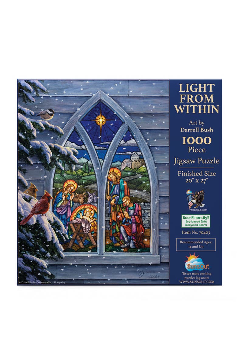 Sunsout Light from Within 1000 piece Jigsaw Puzzle for Adults, Alternate, color, Multicolor