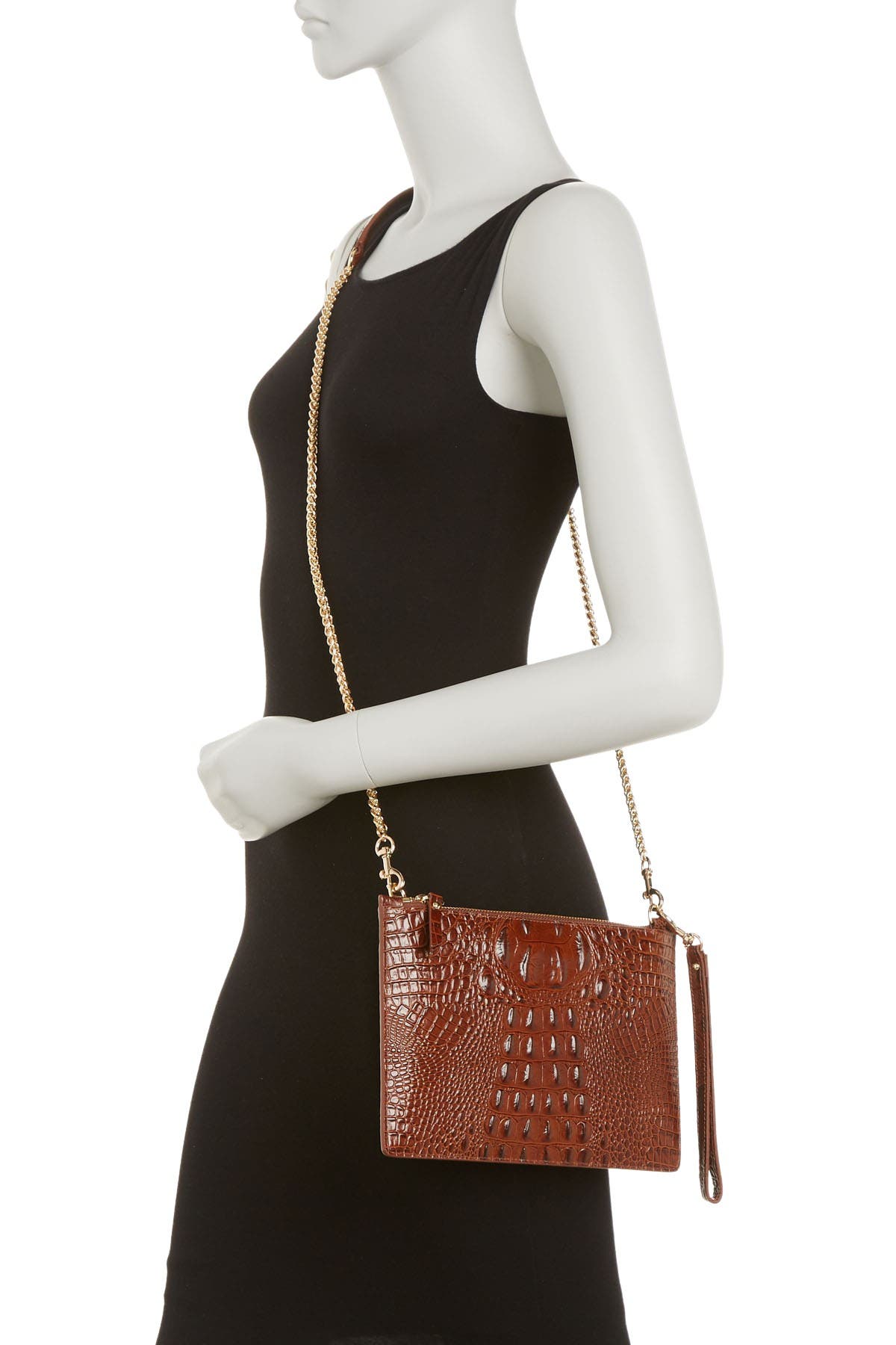 VICENZO LEATHER Hope Croc Embossed Crossbody, Alternate, color, 