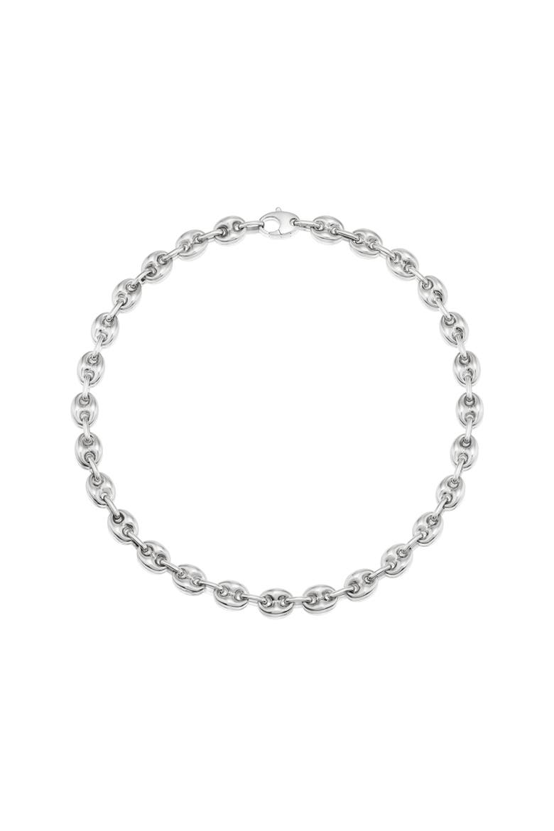 Large Puffy Mariner Chain, Alternate, color, Sterling Silver
