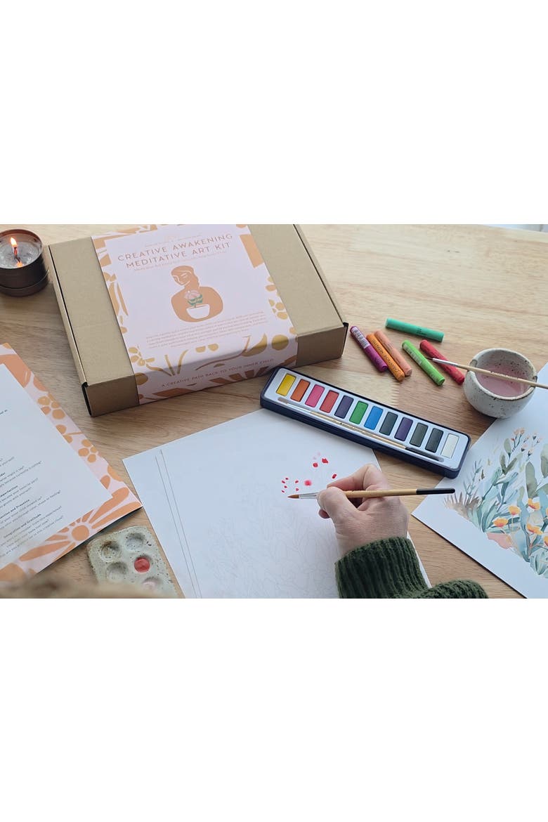 Creative Reawakening Meditative Art Kit, Alternate, color, Peach