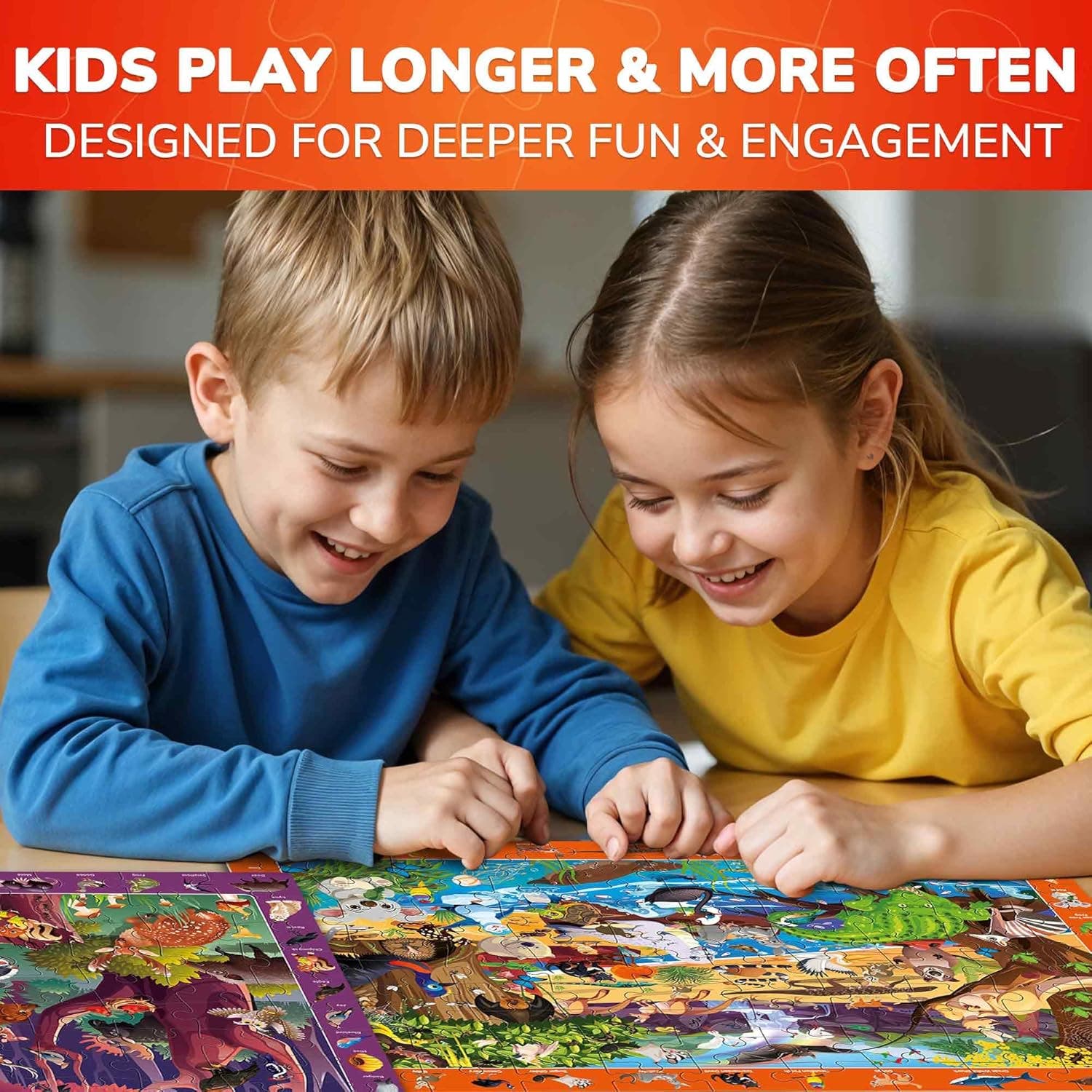 Quokka Kids Jigsaw Puzzles 100 Piece - Animal, City, Nature
