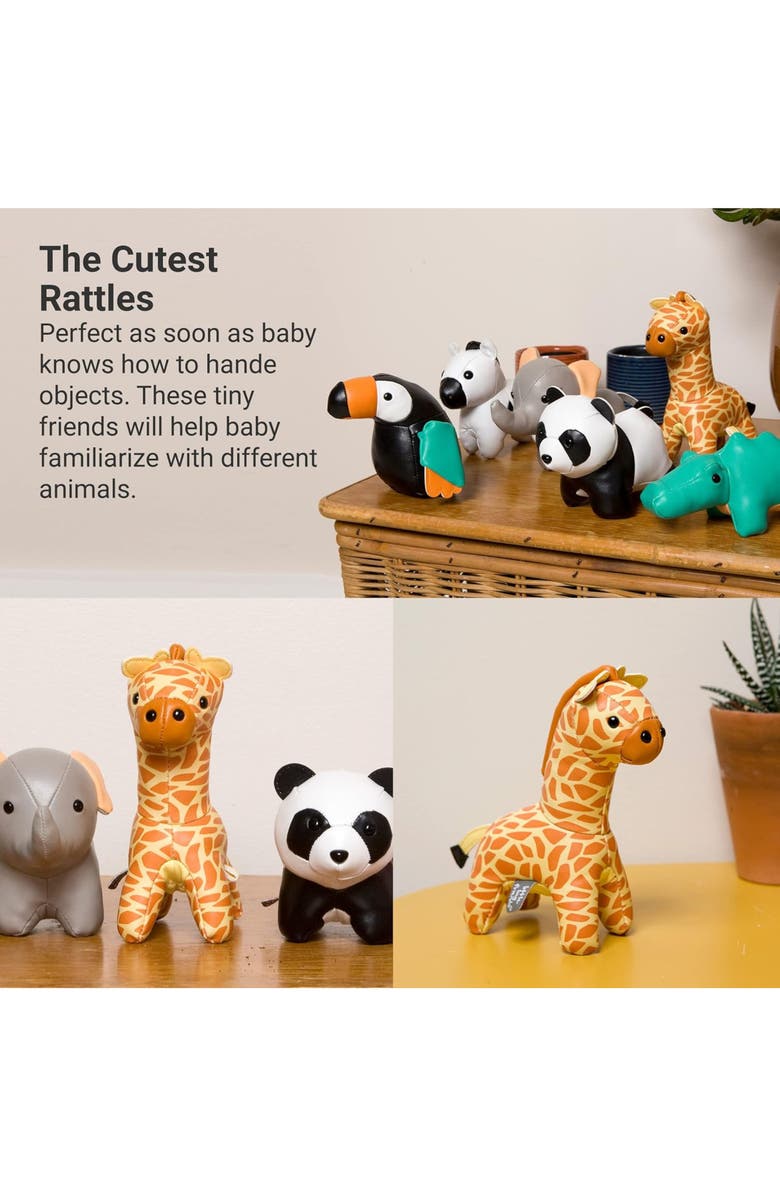 Little Big Friends Tiny Friend Gina Giraffe Stuffed Animal, Alternate, color, Multi