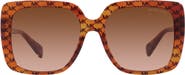 Michael Kors Mallorca 55mm Gradient Square Sunglasses