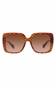 Mallorca 55mm Gradient Square Sunglasses