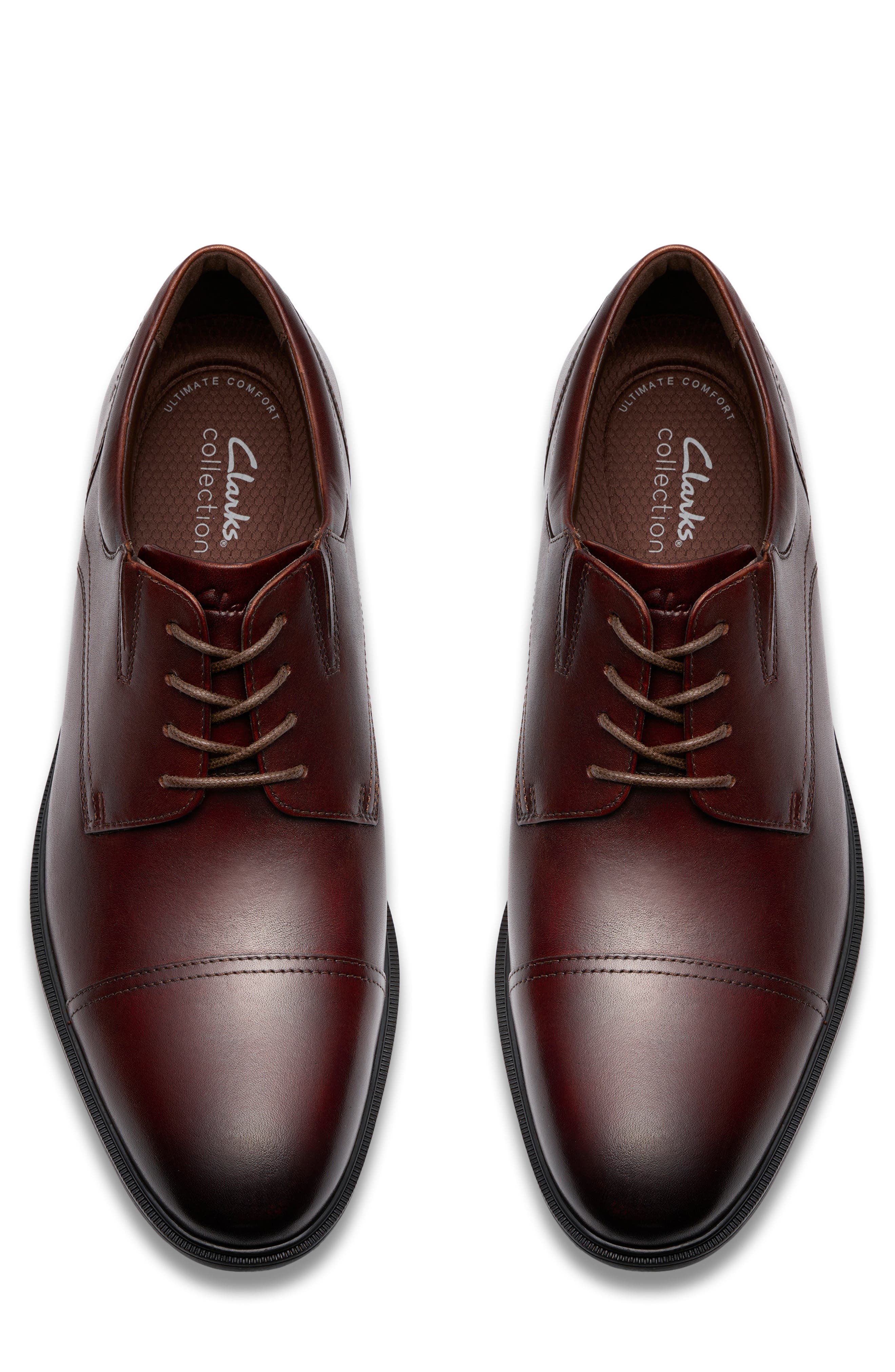 Steadwell Cap Toe Derby, Alternate, color, MAHOGANY