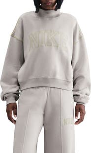 Nike Sportswear Mock Neck Phoenix Fleece Oversize Sweatshirt