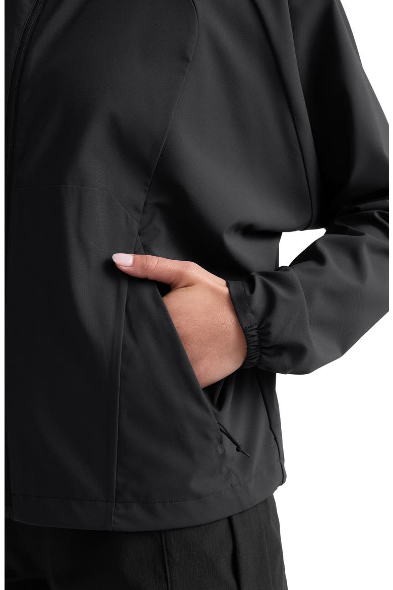 Cross Country Packable Jacket, Alternate, color, BLACK