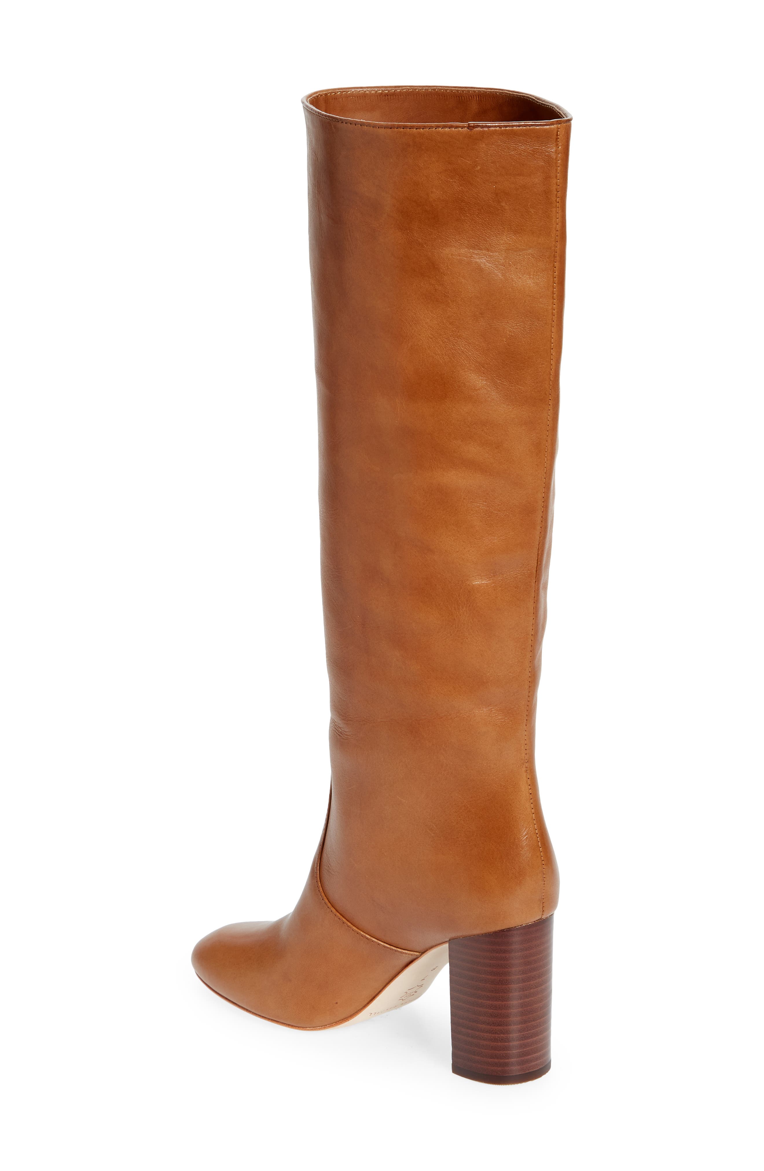 Loeffler Randall Goldy Knee High Boot, Alternate, color, Safari
