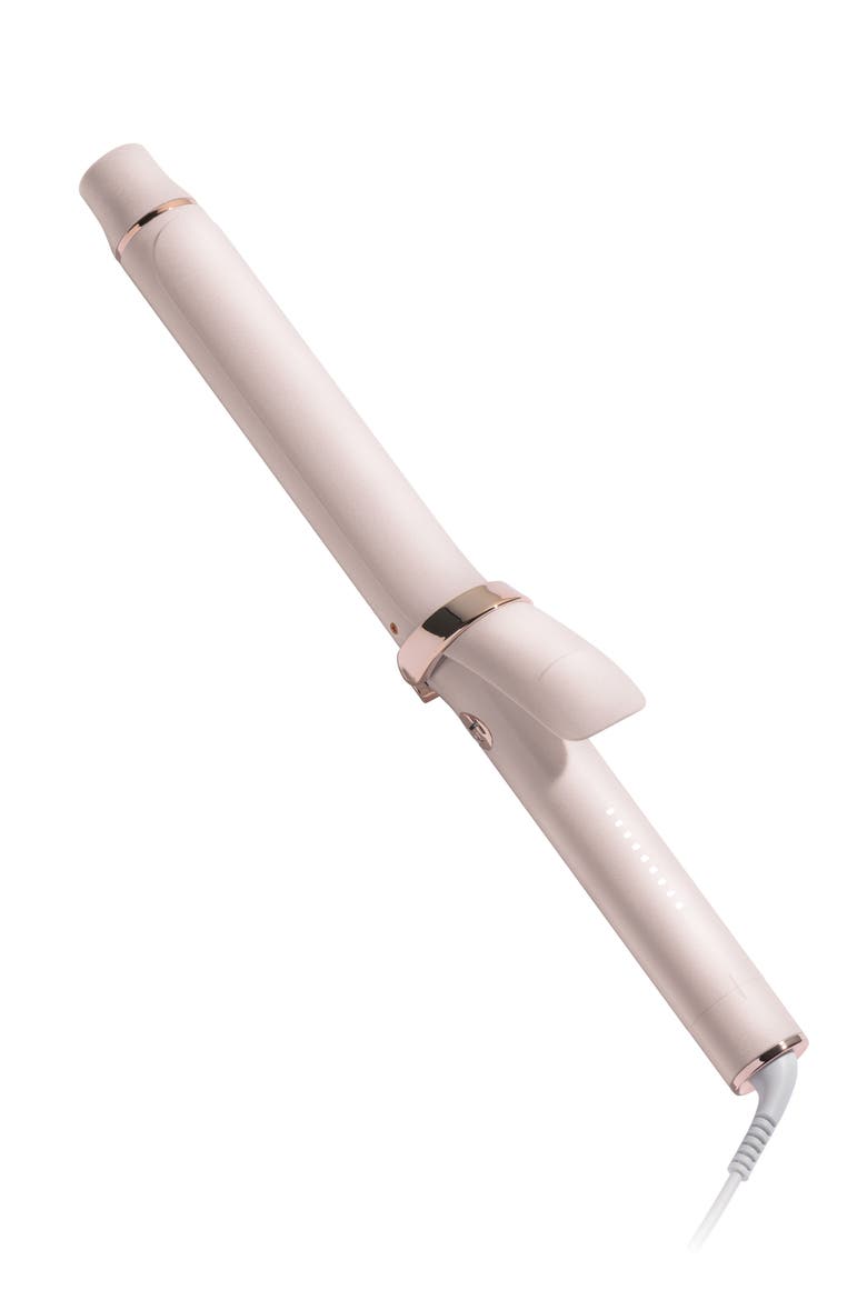 SinglePass Curl X 1.25" Ceramic Extra-Long Barrel Curling Iron, Main, color, SATIN BLUSH