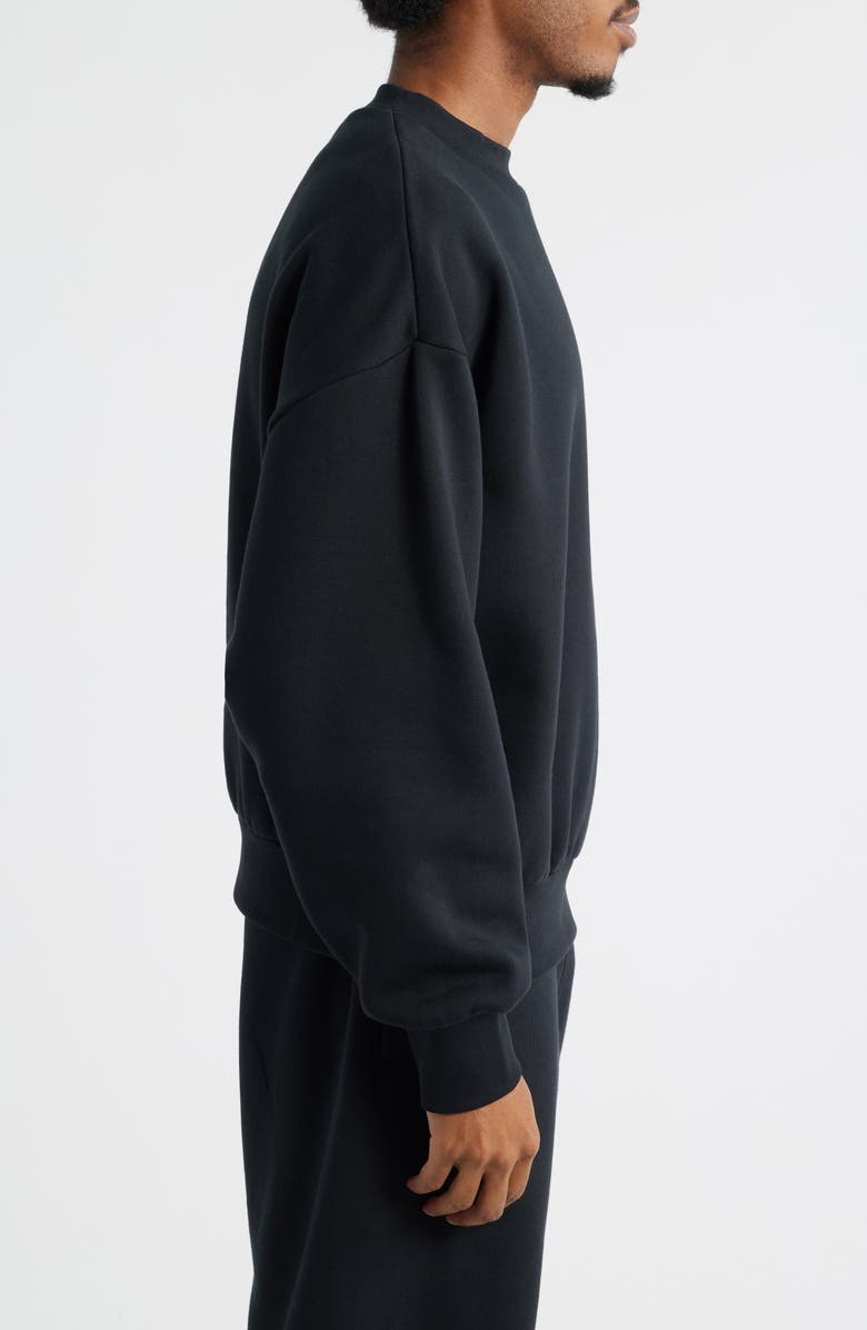 Fear of God Essentials Classic Crewneck Sweatshirt, Alternate, color, Vintage Black