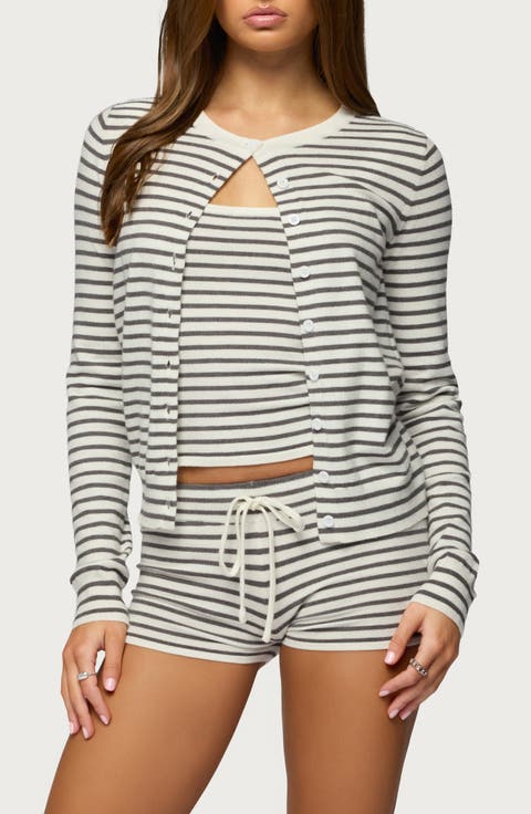 Lillian Stripe Cardigan
