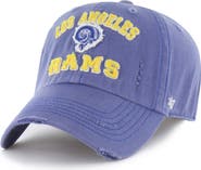 '47 Men's '47 Royal Los Angeles Rams Seymoore Clean Up Adjustable Hat