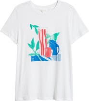 Caslon® Still Life Cotton Graphic T-Shirt