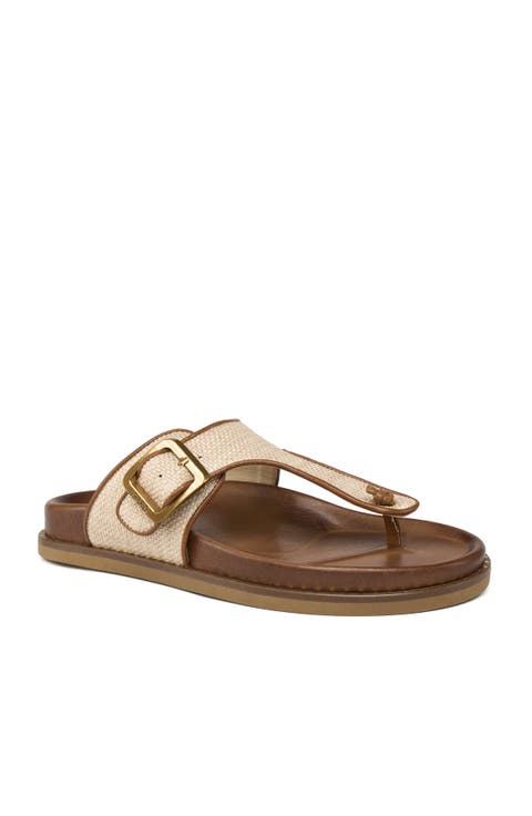 Kea Woven T Strap Sandal
