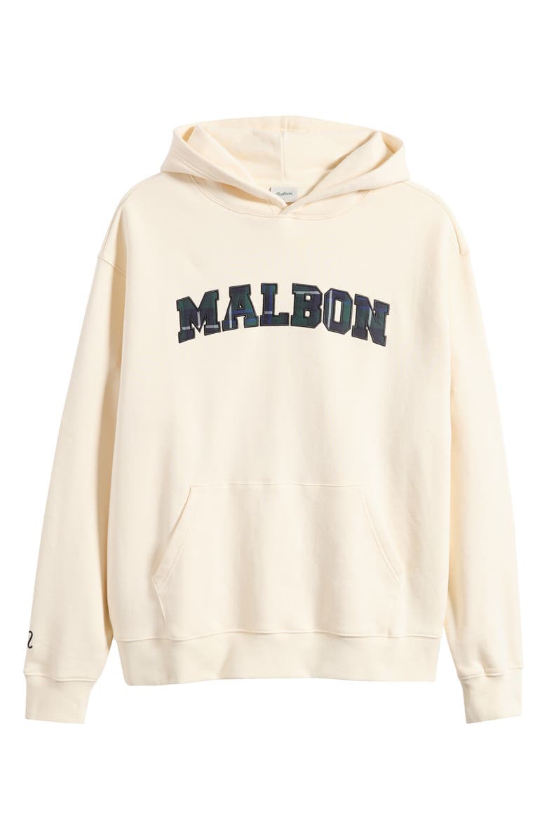 Malbon Golf Fesque Preston Hoodie, Main, color, Ivory