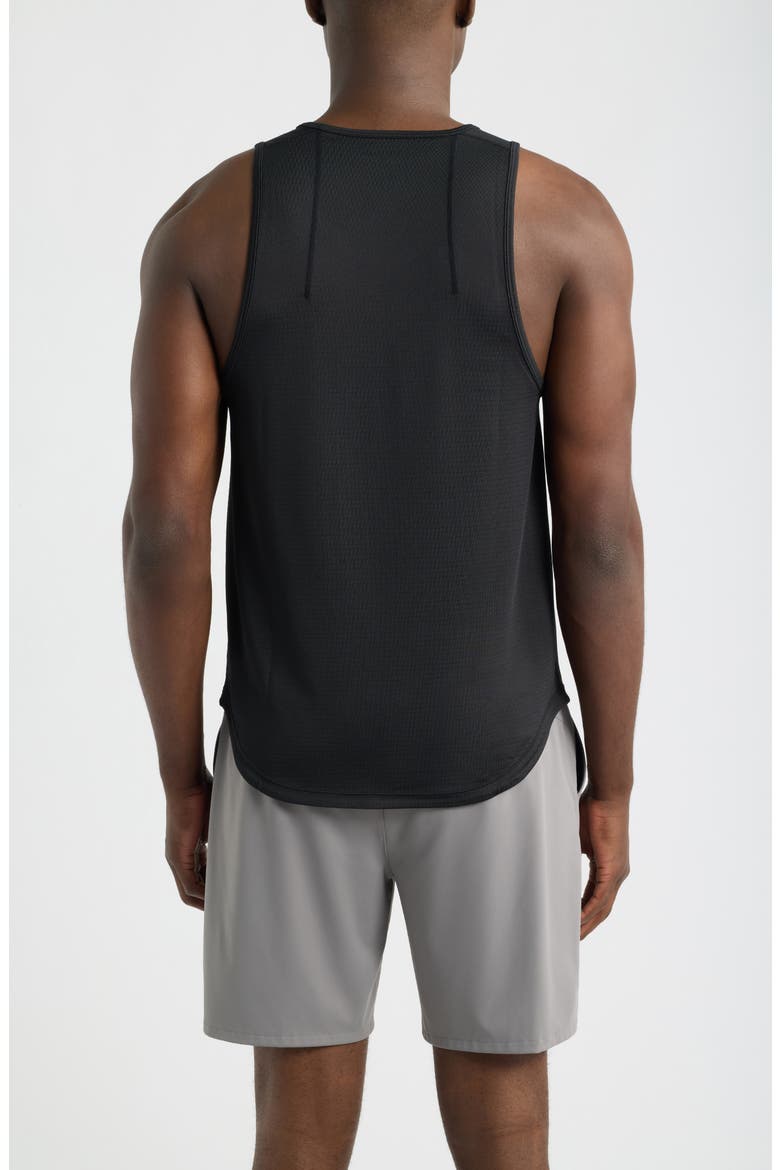 Enzo Performance Tank, Alternate, color, BLACK