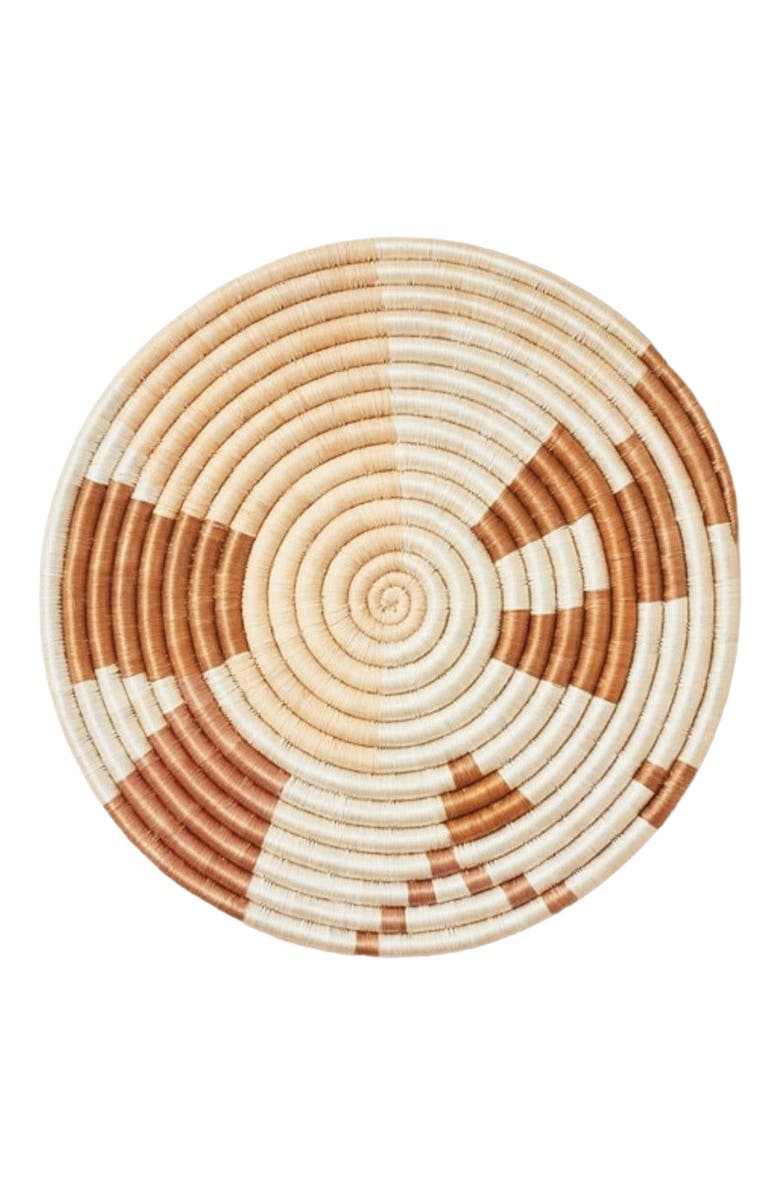 indego africa Abstract Form Platter in White, Alternate, color, Natural & White