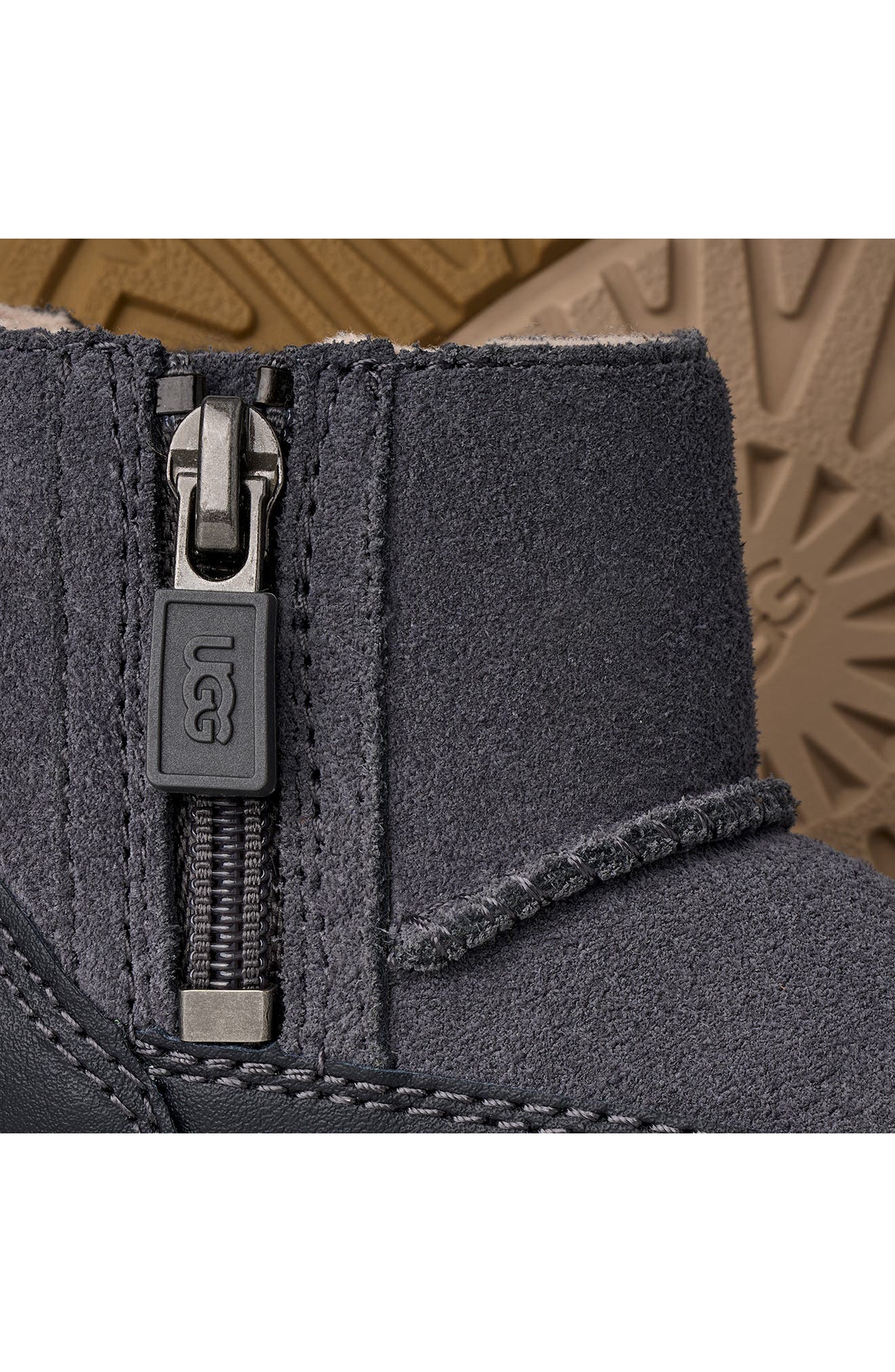 UGG<sup>®</sup> Kids' Hamdi Chelsea Boot, Alternate, color, Obsidian