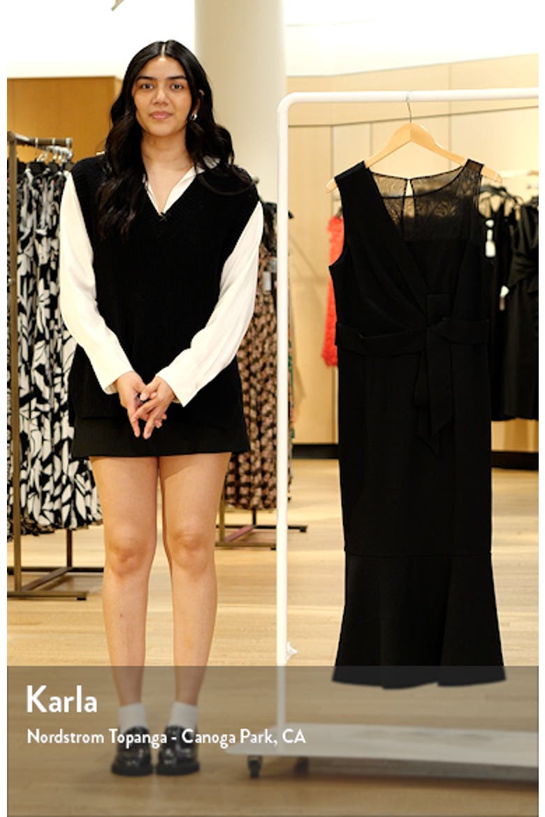 Joanna Asymmetric Neck Cocktail Dress video