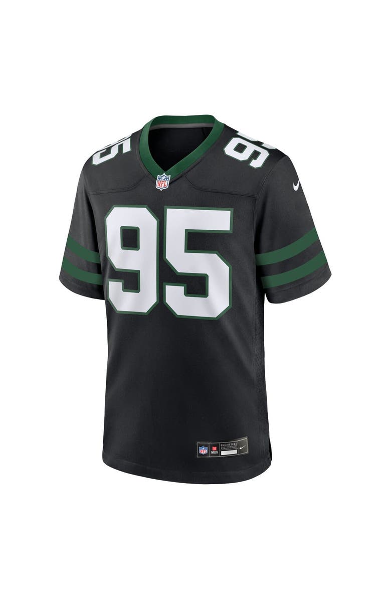 Nike Men's Nike Quinnen Williams Legacy Black New York Jets Alternate Game Jersey, Alternate, color, Black