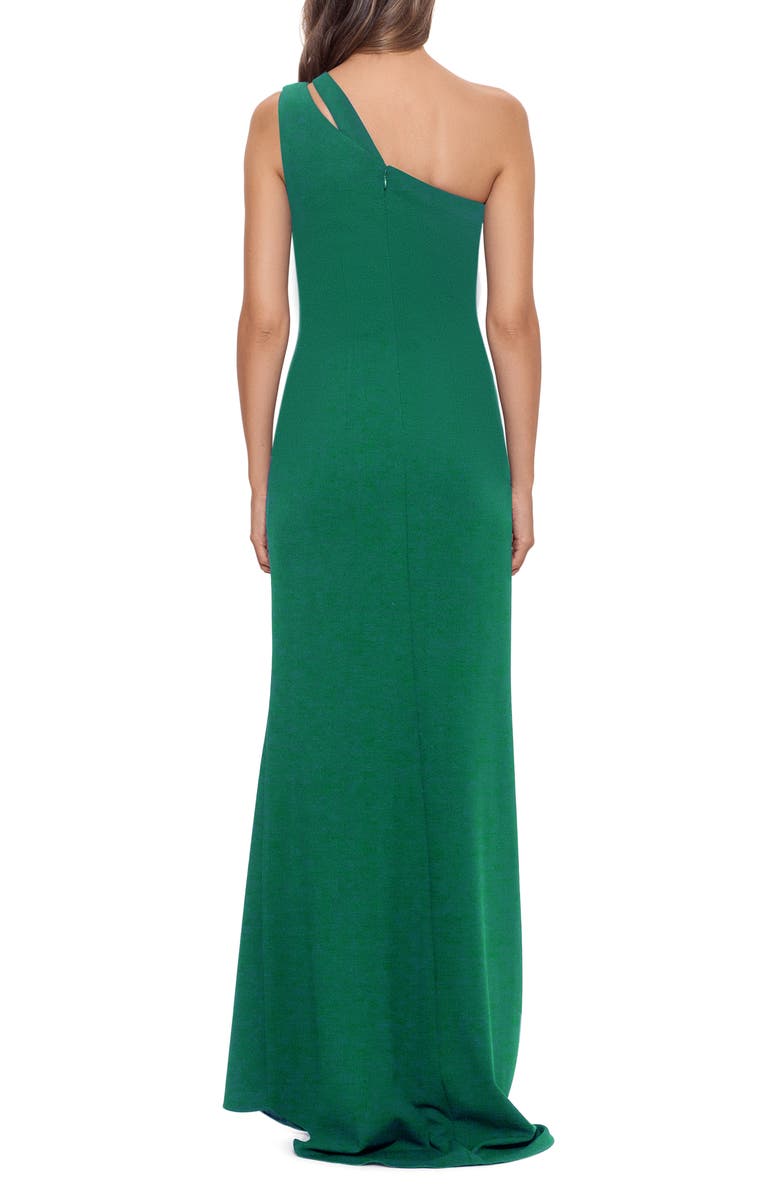 Betsy & Adam Cutout One-Shoulder Gown, Alternate, color, 