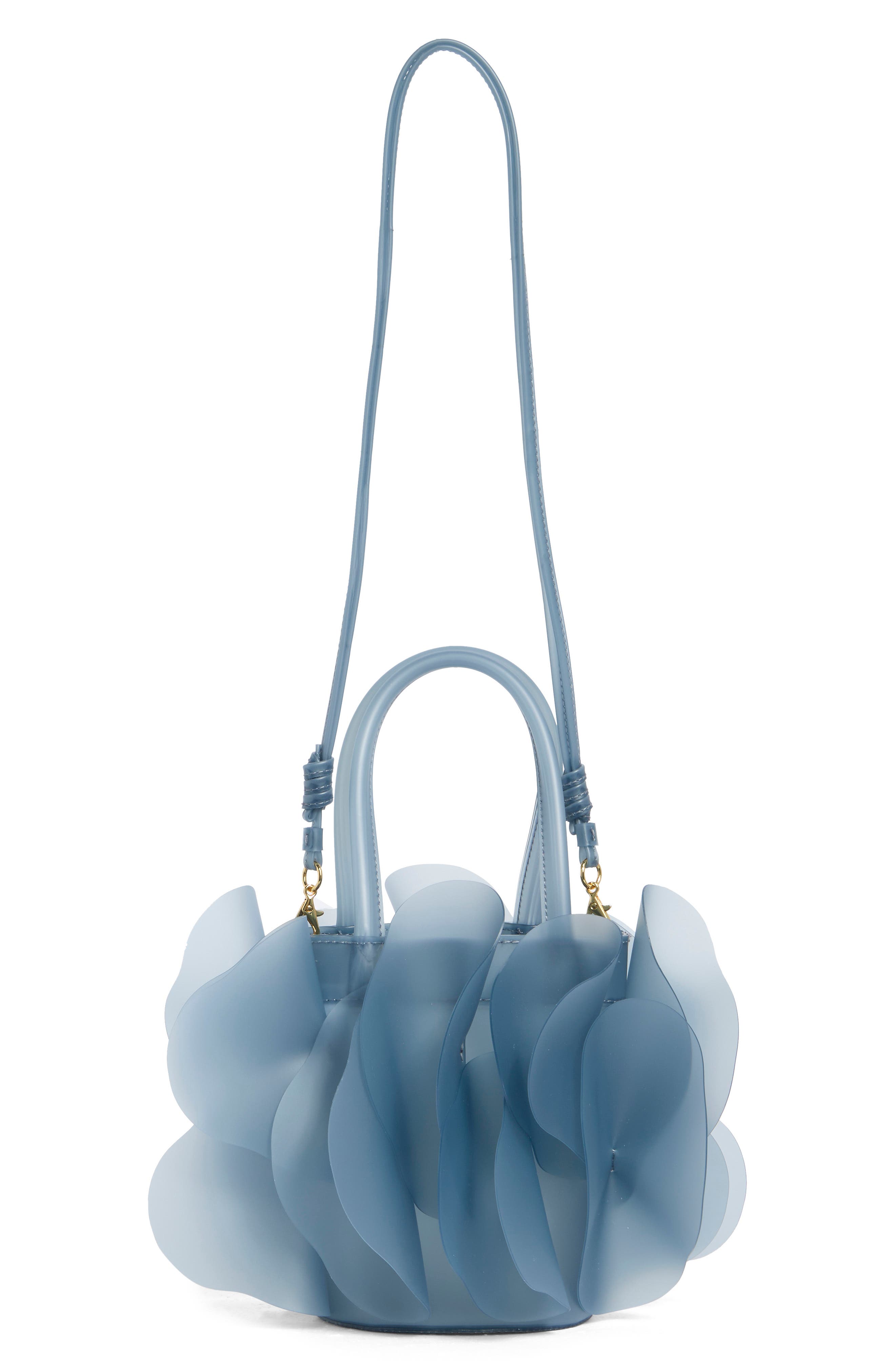 Jelly Flower Bag, Alternate, color, ICE BLUE