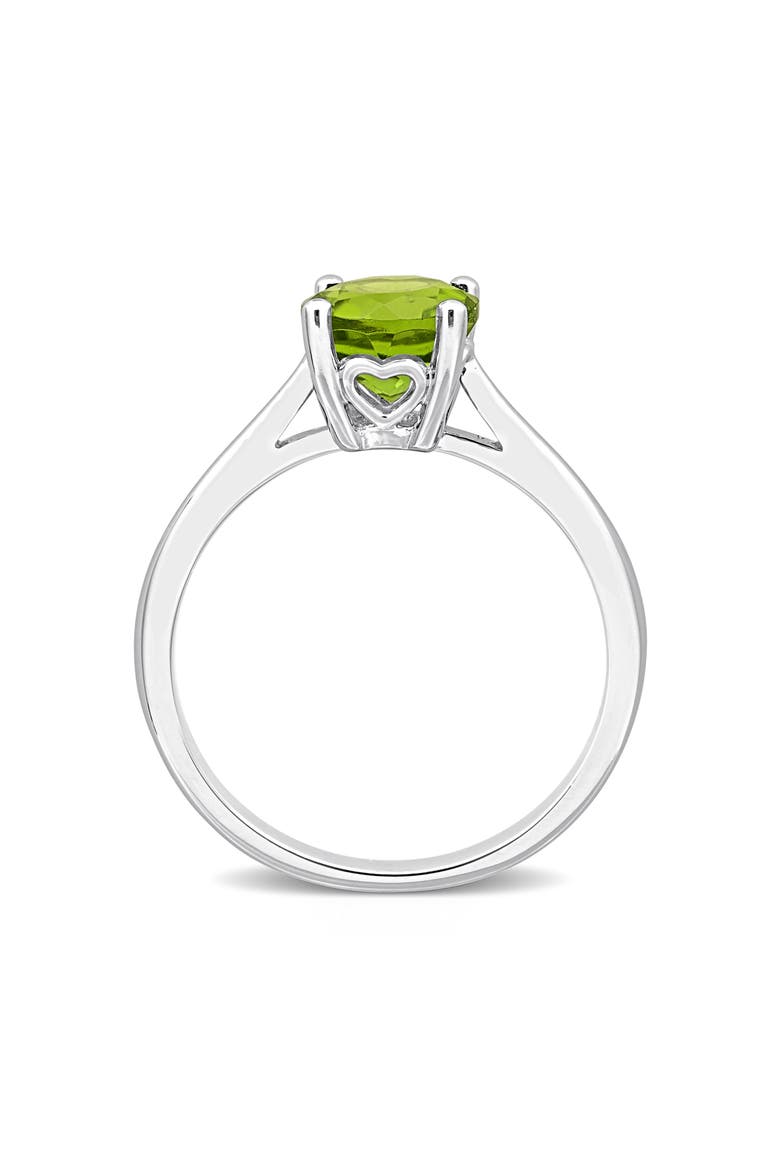 Peridot Solitaire Ring, Alternate, color, GREEN