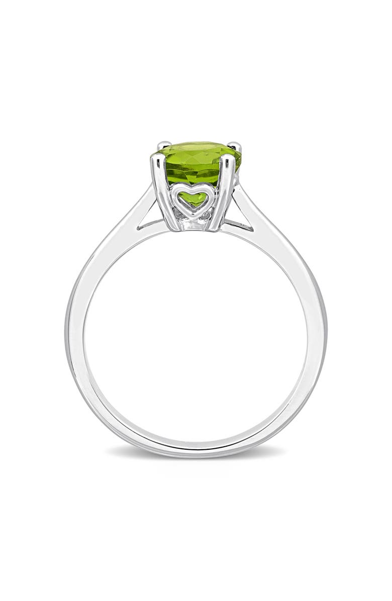 DELMAR Peridot Solitaire Ring, Alternate, color, Green