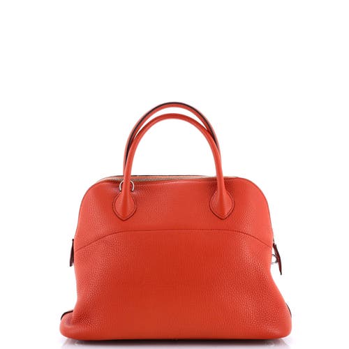 Pre-owned Hermes  Hermes Bolide Bag Clemence 31 In Brown