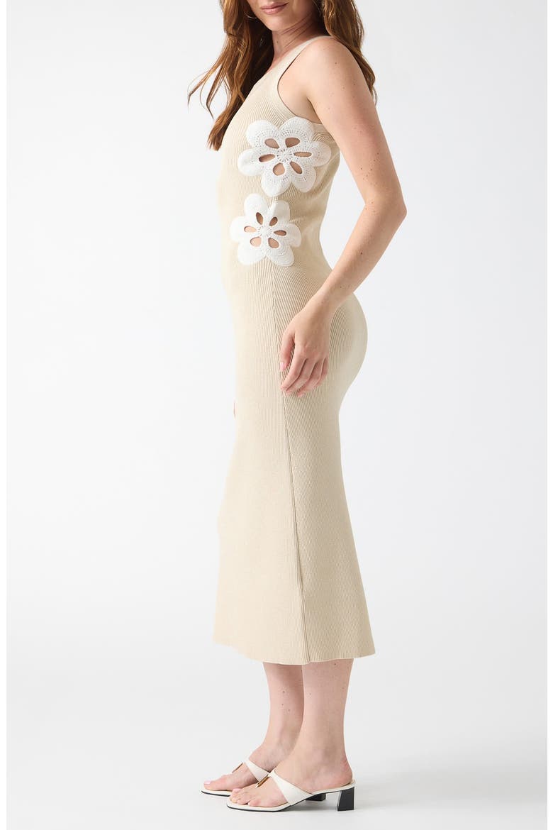 Laurie Lurex Midi Dress, Alternate, color, OPEN BEIGE