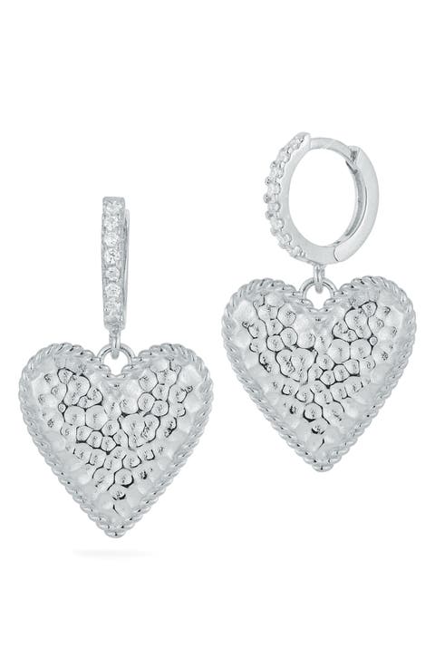 Heart Drop Earrings