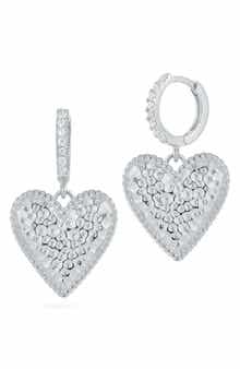 SPHERA MILANO Heart Drop Earrings