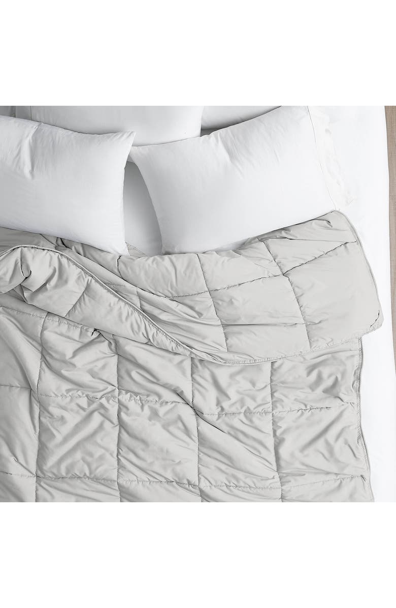 SOUTHSHORE FINE LINENS Vilano Down Alternative, Alternate, color, Light Grey