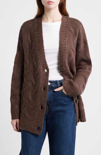 Treasure & Bond Oversize Cable Stitch Cardigan