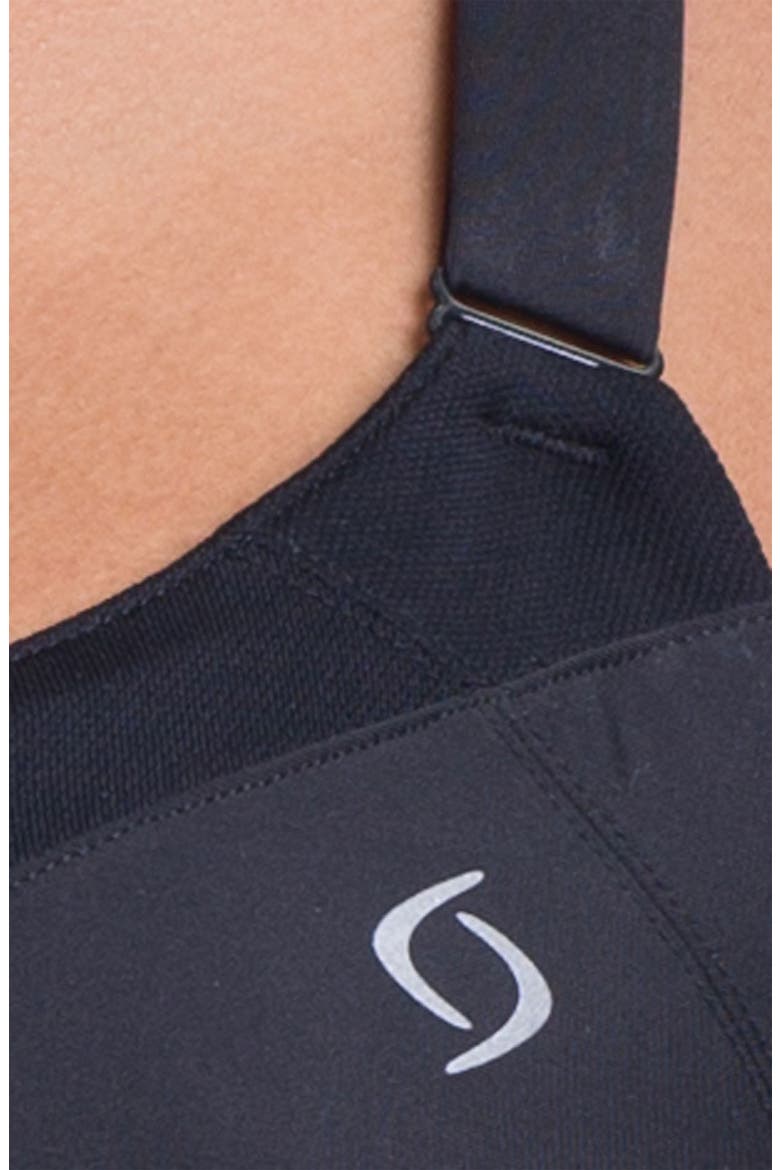 'Endurance' Bra, Alternate, color, BLACK