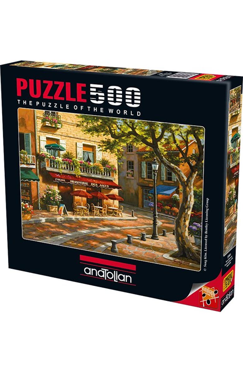 Anatolian Brasserie Des Arts 500 piece Jigsaw Puzzle for Adults, Alternate, color, Multicolor