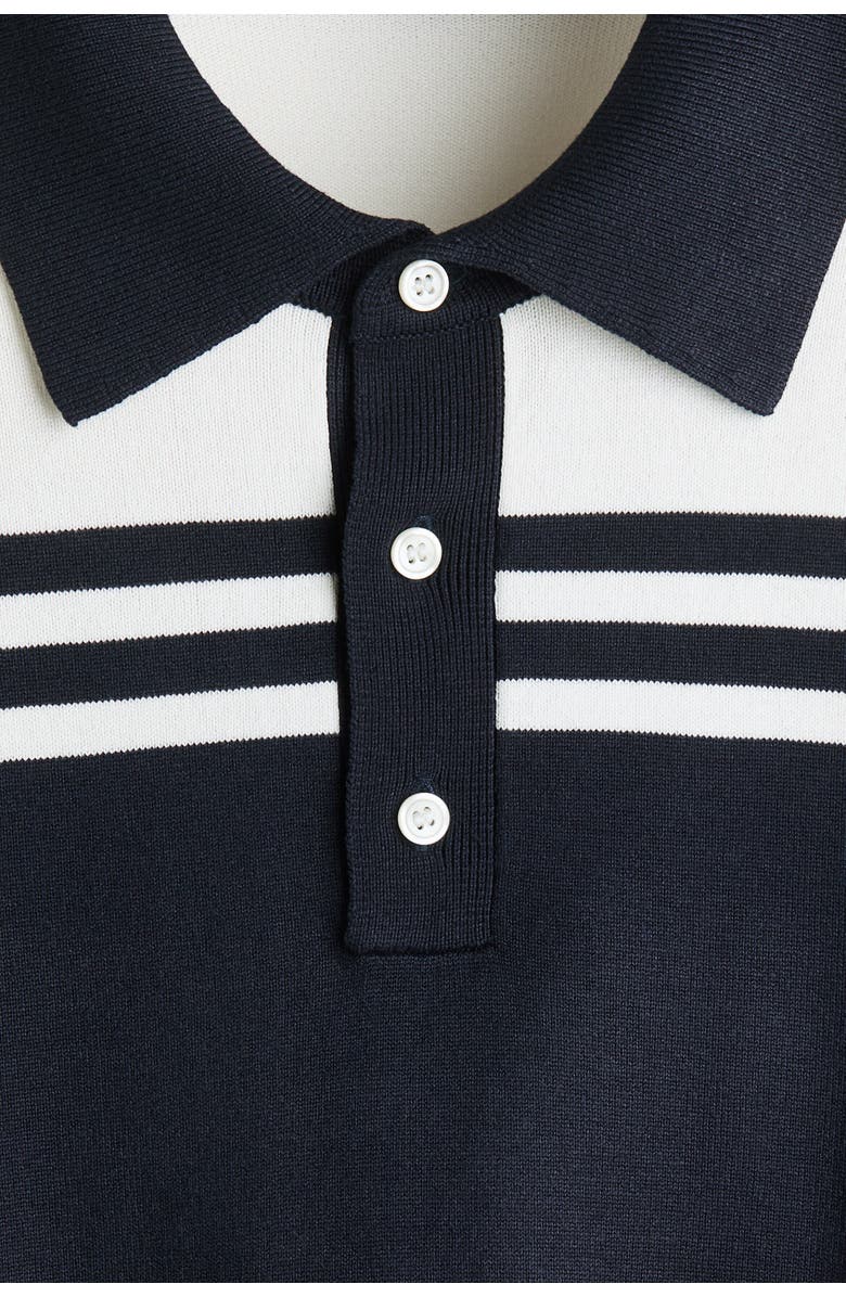 H&M Regular Fit Polo Shirt, Alternate, color, Dark Blue