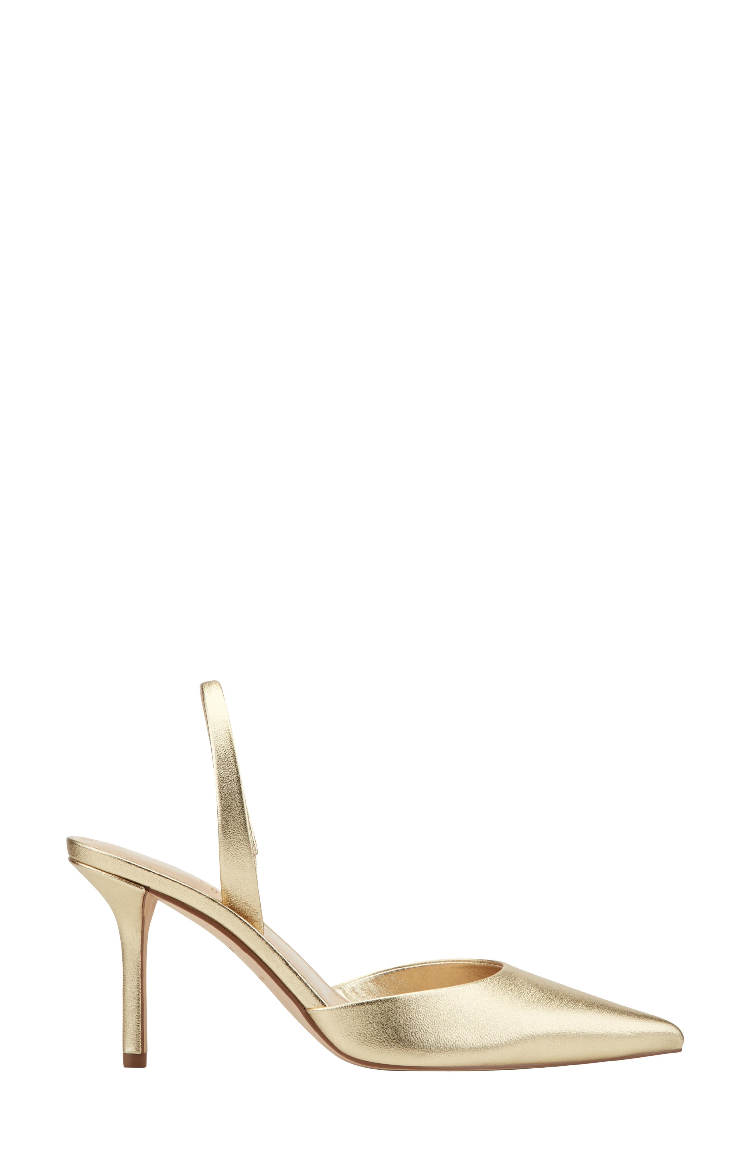 Marc Fisher LTD Noland Pump, Alternate, color, Gold