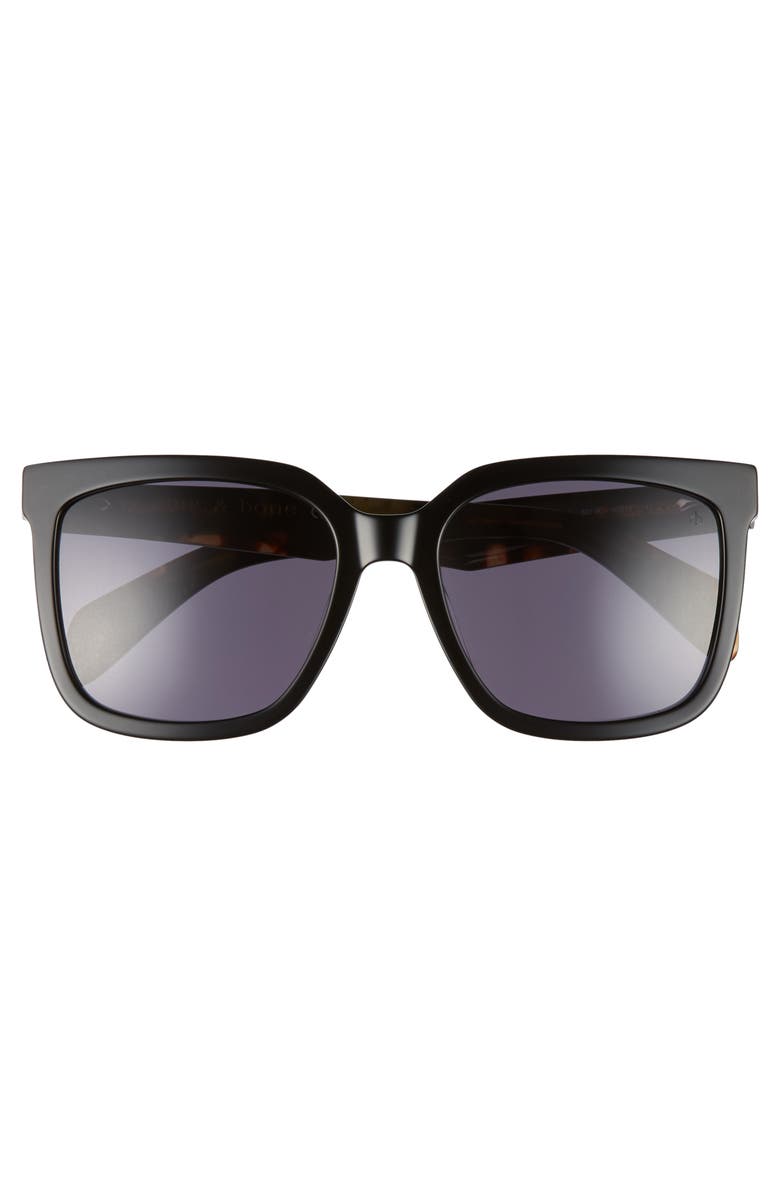 rag & bone 56mm Square Sunglasses, Alternate, color, 