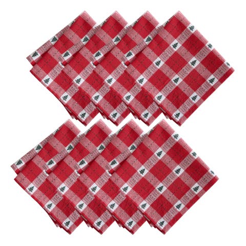 Sherwood Tree Dobby Napkins Set Of 8