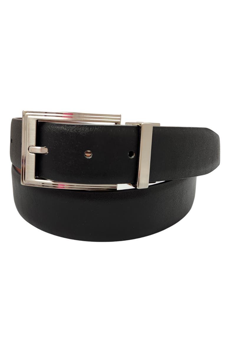 Bosca Reversible Smooth Leather Belt, Alternate, color,