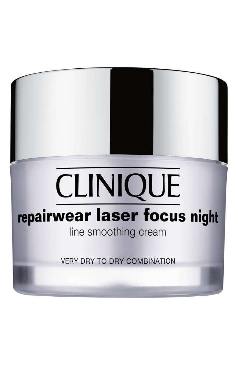 Clinique Repairwear Laser Focus Night Line Smoothing Cream, Main, color, 